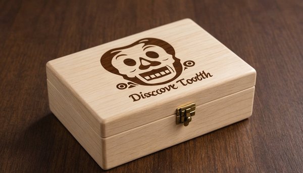 Découvrez la boîte à dents de lait en bois personnalisée
